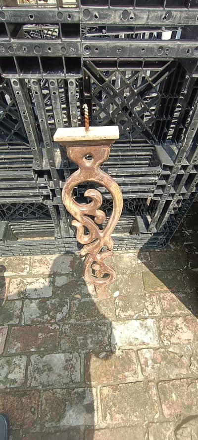 solid wood stair railing