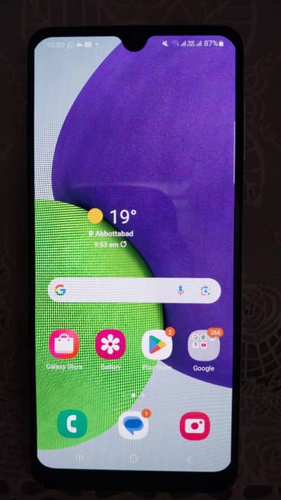 Samsung a22 6GB 128GB official PTA awesome display