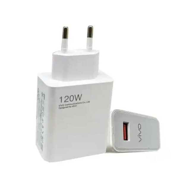 Original Vivo 44W/66W / 120W Flash Charger Type-C Cable | Premium Super Fast Charging Adapter for Vivo V23 V20 V21 Y73 Z1x | Genuine Dual Engine QC 4.0 Fast Charge