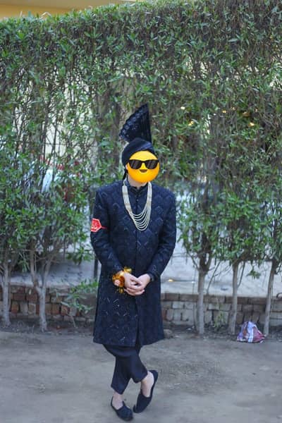 sherwani turban khussa