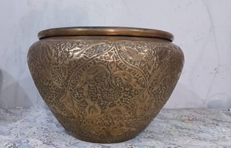 antique copper pot