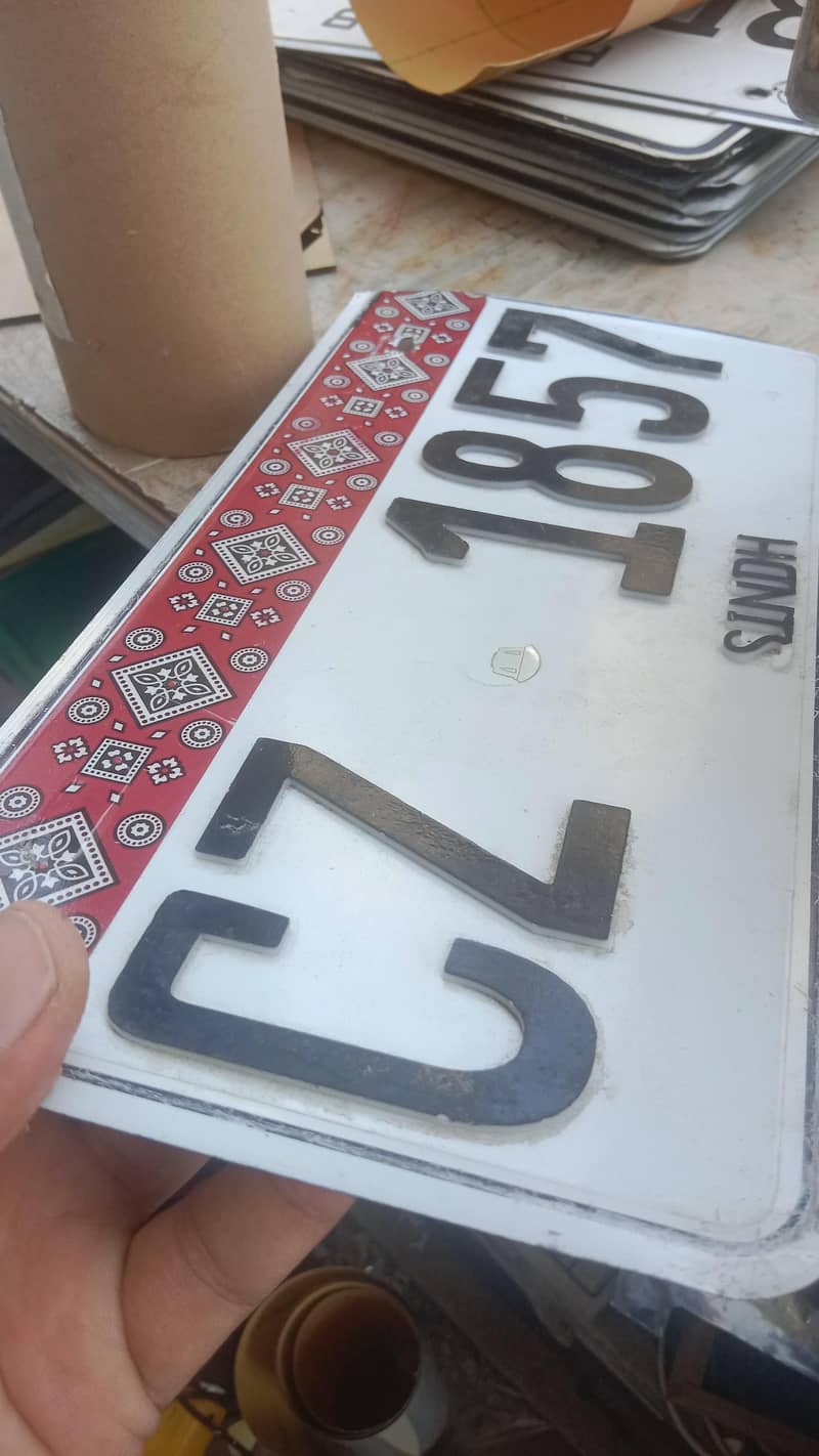 number plates 4