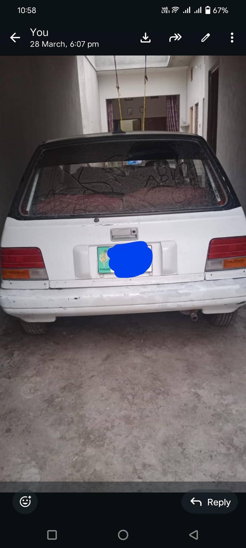 گاڑی مکمل طور پر صاف اور اچھی حالت میں ہے ۔کسی قسم کی کوئی خرابی نہیں 1