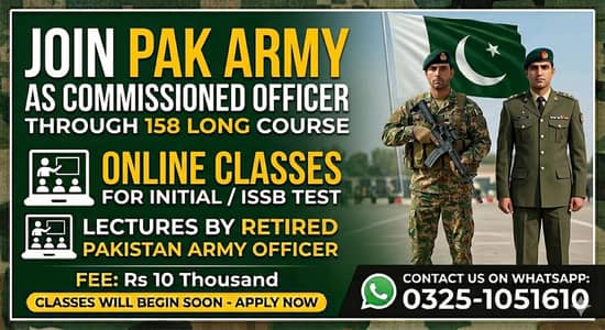 Online Classes for Initial Tests of 158 Long Course