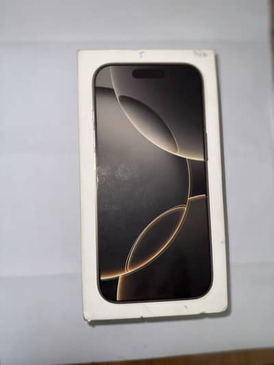 iPhone 16 pro jv with box and charger