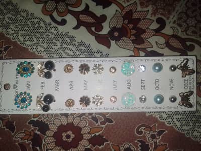 luxury earrings top quality best shine one piece real gold