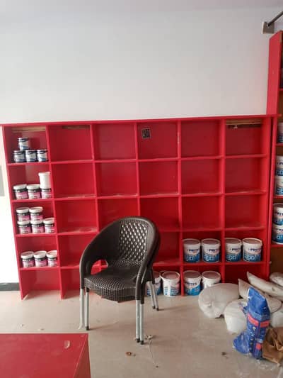 Wood Racks and Table