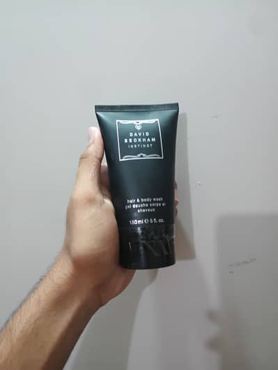 David Beckham hair and body wash sealed