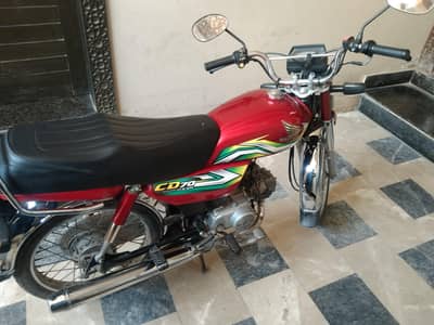 Honda CD 70 2023 Model – Excellent Condition – Original – Low Mileage