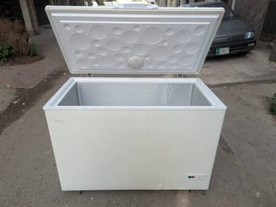 Haier freezer 405 single door total original all ok Call/0321/8888/564