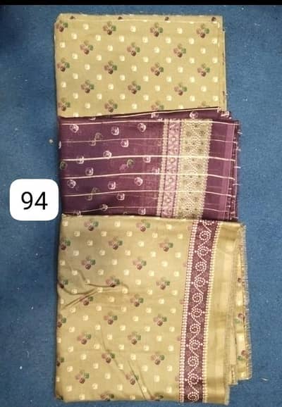 Lawn Collection  / Bin Saeed Collection / Unstitched Suits / 3 pcs