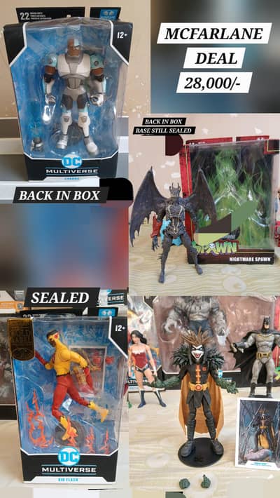 Different Action Figures and collectibles available for sale