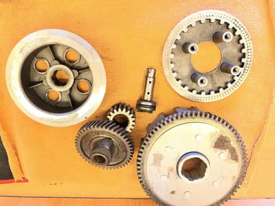 Original Honda CG-125 clutch box&primary gears (2022) model Mint