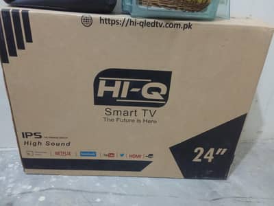 HiQ smart Led tv 24 inch condition 10/10