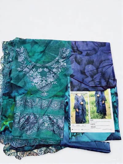 Embroidered Lawn Suit Dupatta – All Colours Available