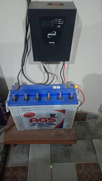 UPS and tubler battery