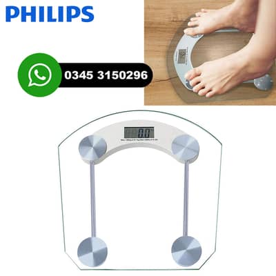 Philips Digital Glass Body Weight Scale Machine