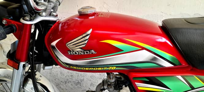 Honda 70cc 2021/2022 modal biometric moky par ho gi