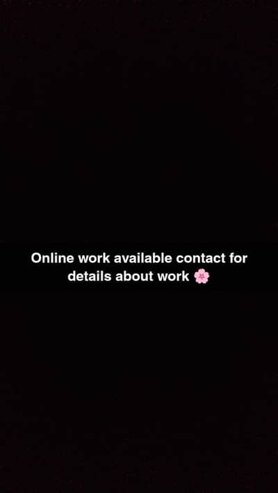 online work available