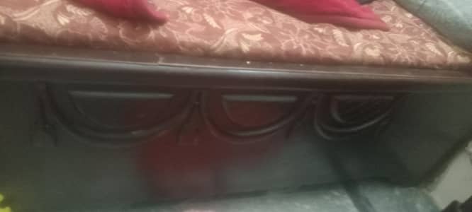 double bed with dressing table