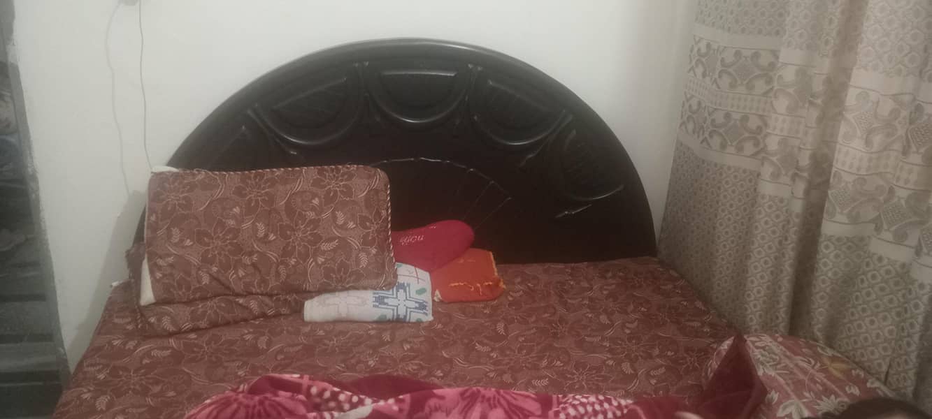 double bed with dressing table 1