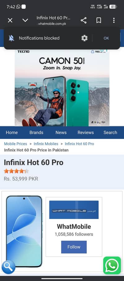 hot 60 pro for sale brand new non active ha box pack