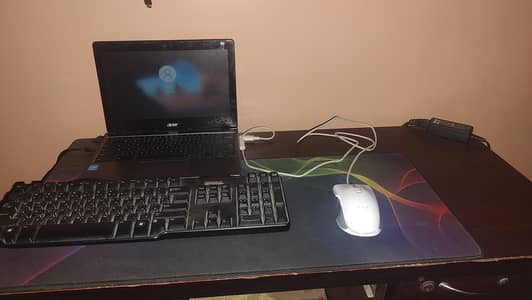 chromebook with all accessories