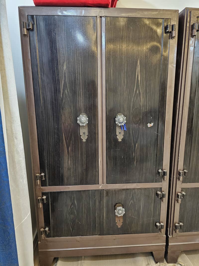 2 piece of Iron Almari with 2 door each - Wardrobes - 1113200314