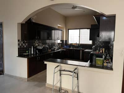 three bed dd portion with roof for rent in johar