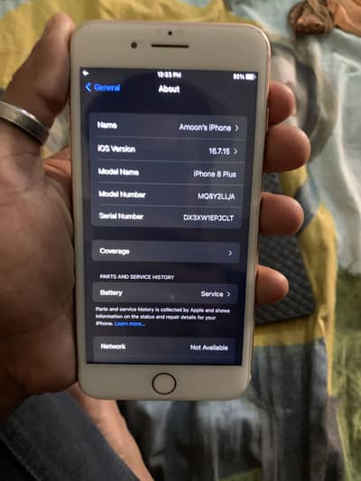 Iphone 8plus  jv 256gb