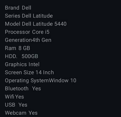 Dell Latitude 5440 laptop