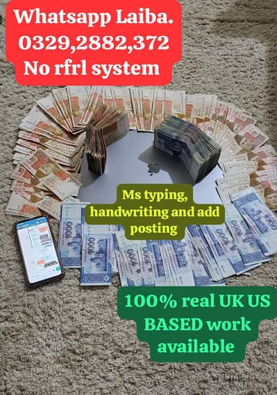 UK US ASSIGNMENT TYPING,HANDWRITING AND ADD POSTING WORK