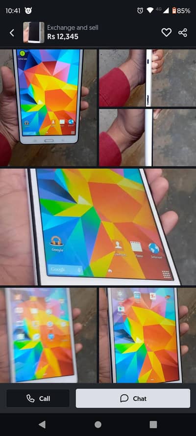 exchange with mobile only Samsung tablet 2 GB Ram 7 inch display