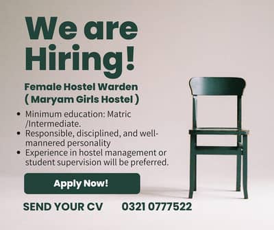 Female Hostel Warden