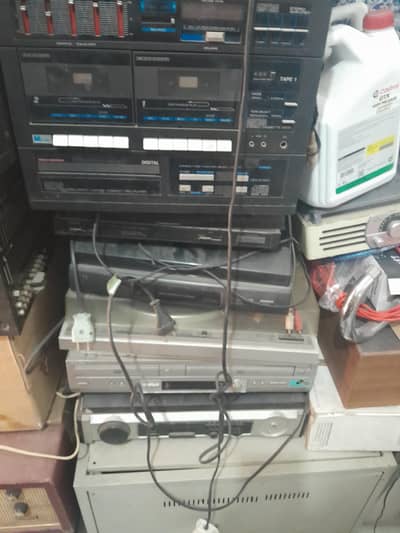 cassette players and record players