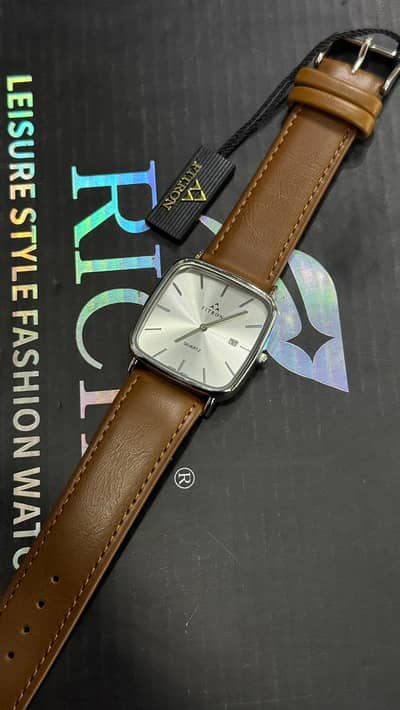 Fitron Classic Square Leather Watch