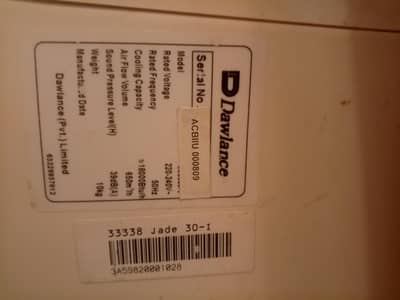 Dawlance ac in very good condition