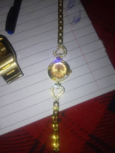 New Watch Gold color ma