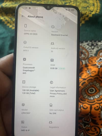 oppo a9 2020 8/128