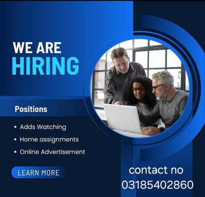 online jobs/full time/part time/simple typing jobs for boys and girls