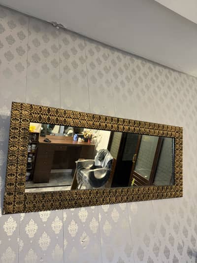 Luxury Gold Frame Long Mirror 
