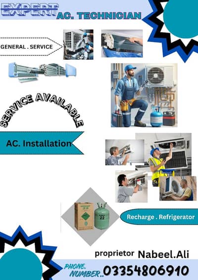 Ac installation and general service wash