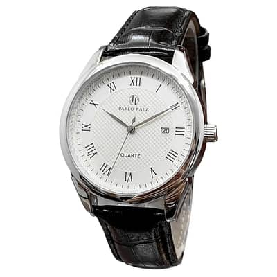 Men's Premium stainless steel Leather Straps watch