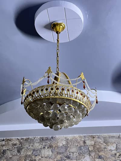 Vintage chandelier pair on sale