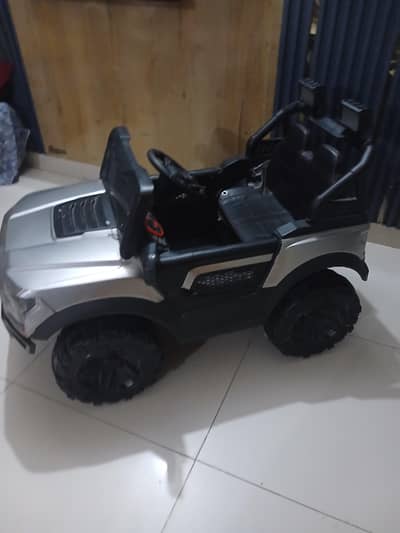 New electric kid car . slighlty used .