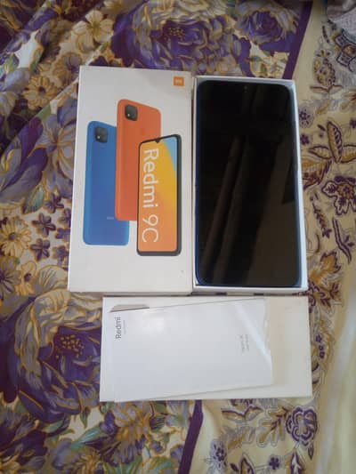 Redmi 9C Urgent for sale with Box