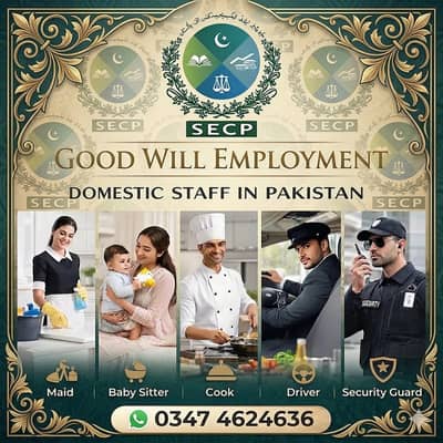 Maids / House Maids / cook / Nanny , chef / Baby Sitter maid available