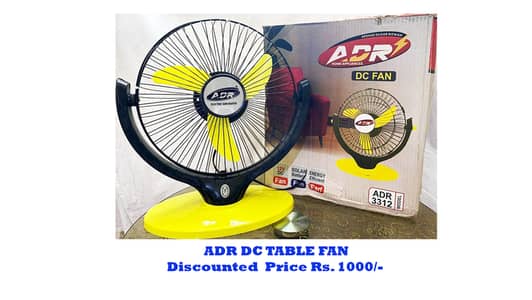 DC  Bracket fan and bettery charger