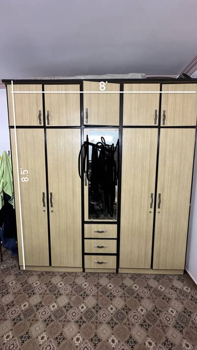 Wooden Bedroom Furniture Set Just like new ,made of AL NOOR Sheets