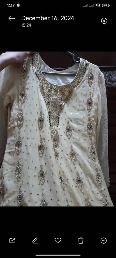 maxi frok party wear bridal new condition 10 by 10